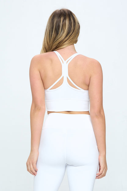 Criss Cross Back Sports Bra