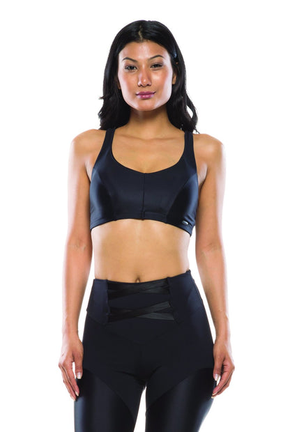 Lace Up Sports Bra