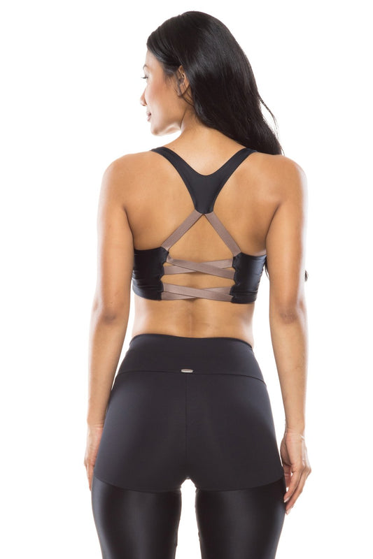 Lace Up Sports Bra