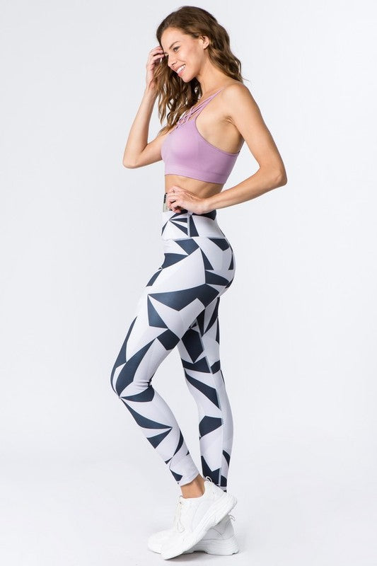 Active High Rise Print Workout Legging