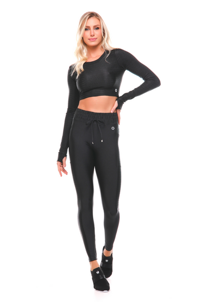 High Waisted Fitted Joggers