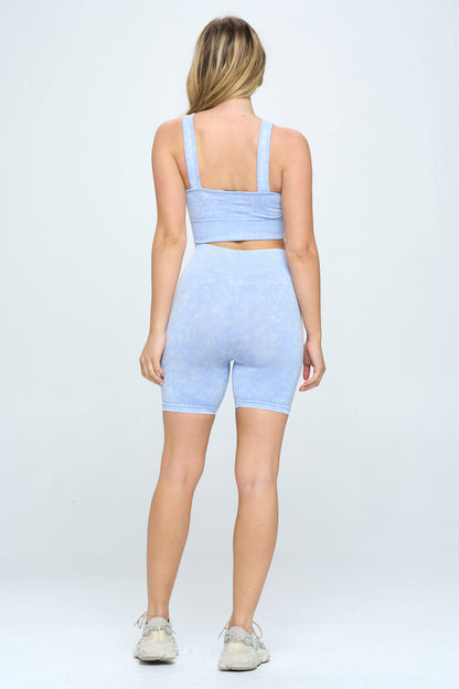 Seamless Mineral Wash Shorts