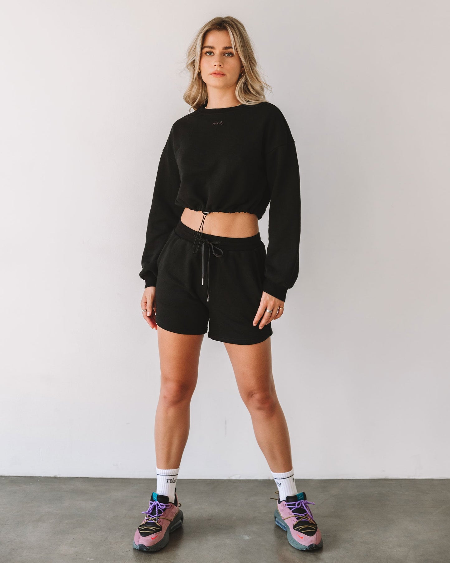 French Terry Biker Sweatshorts