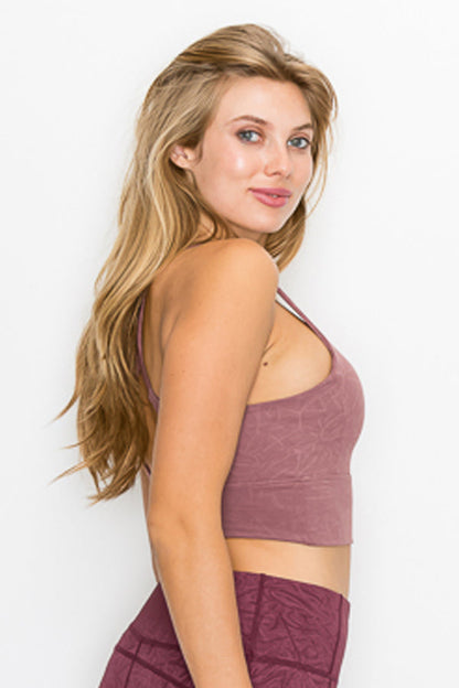 Hallow Race Back Crop Top