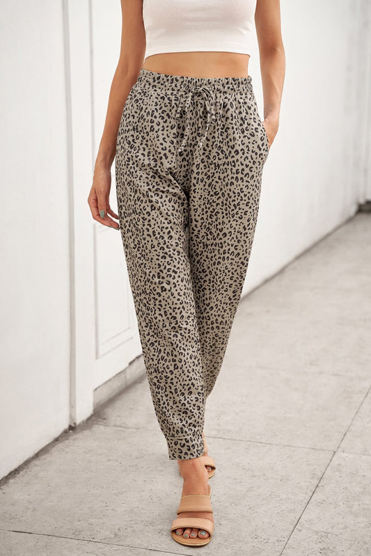 Breezy Leopard Joggers