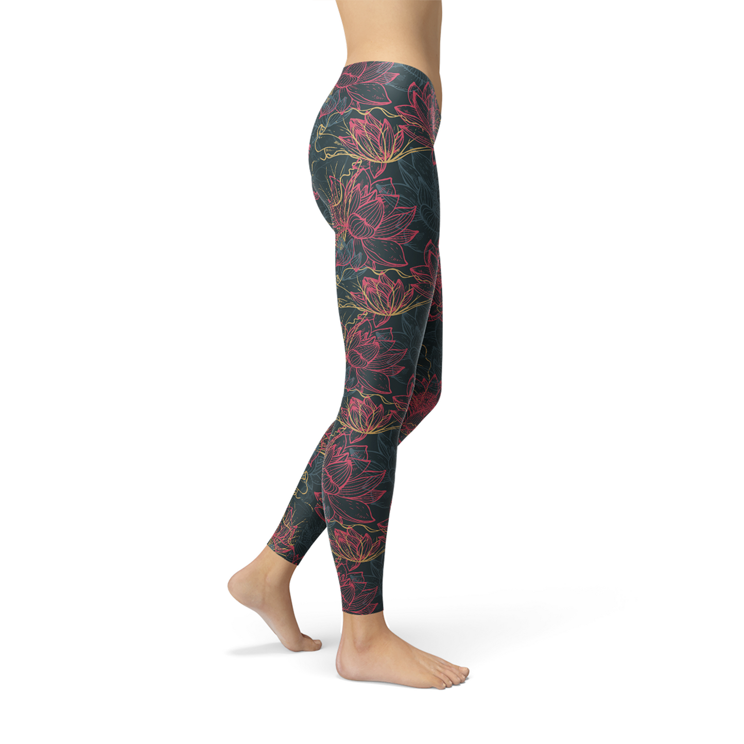 Floral Lotus Leggings