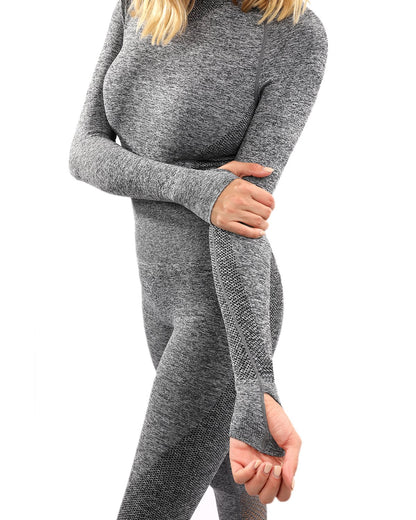 Seamless Sports Top - Grey