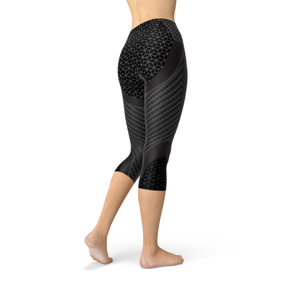 Carbon Fiber Capri Leggings