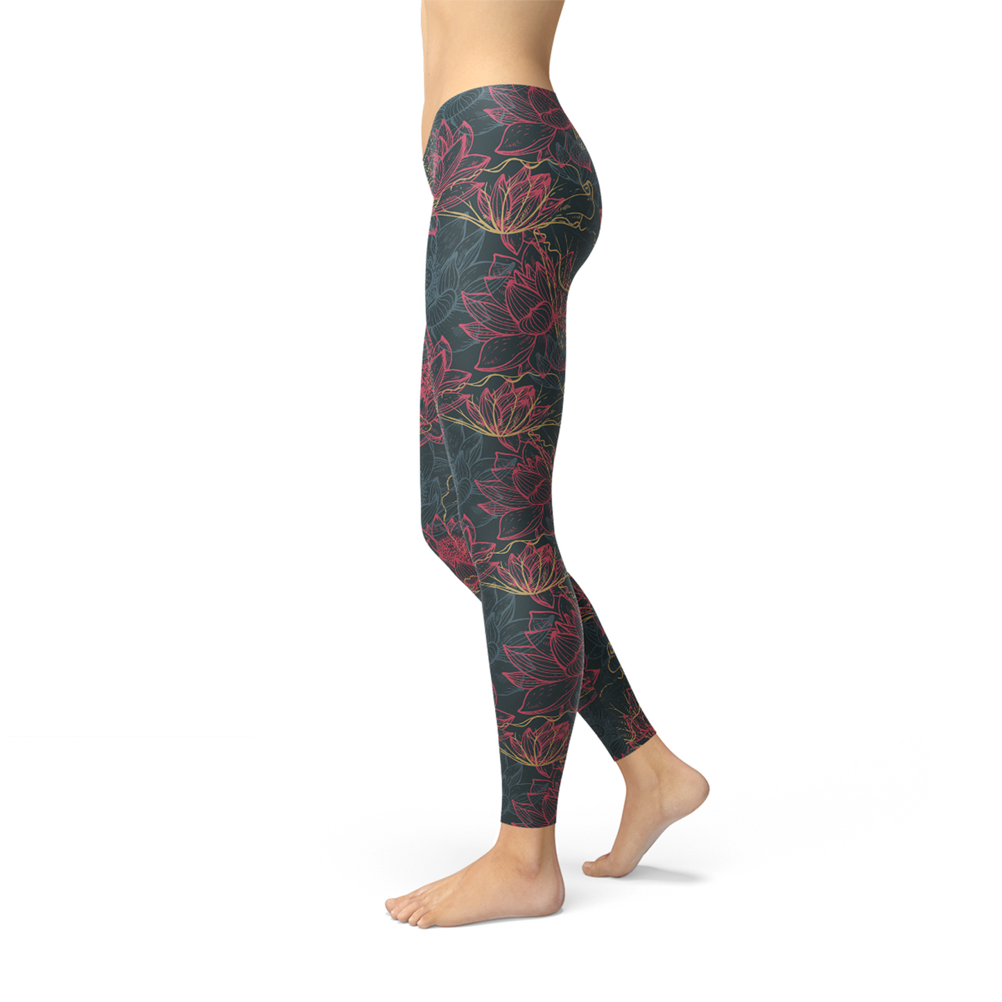 Floral Lotus Leggings