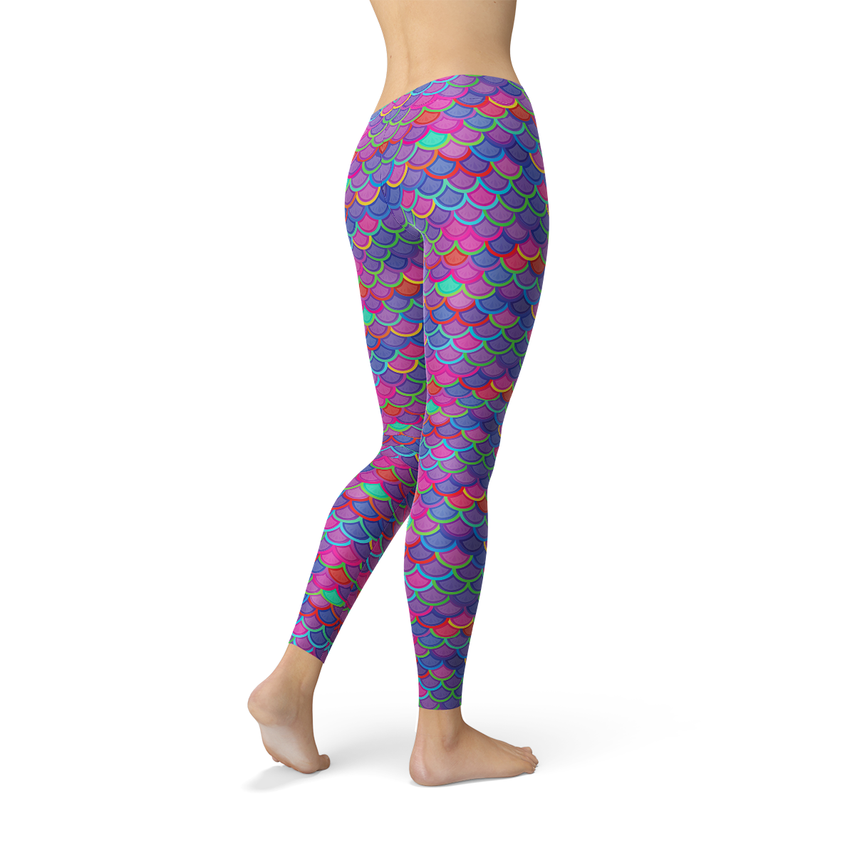 Pink Purple Mermaid Leggings
