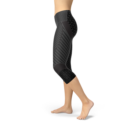 Carbon Fiber Capri Leggings